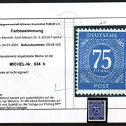 Njemačka Deutsche Post Michel 934b sa foto atestom -notira 120ME MNH 6003