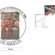 LOS ANGELES 1984. OLIMPIJSKE IGRE GIMNASTIKA SPORT AMERIKA SAD USA