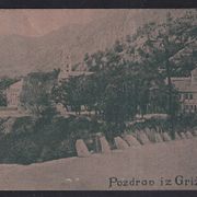 Grižane  ,  Vinodolski  ,  stara razglednica