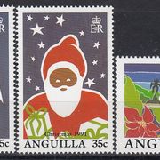 ANGUILLA 859-862,neponišteno,Božić 1991