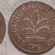 Germany 2 pfennig, 1983 "D" - Munich ***