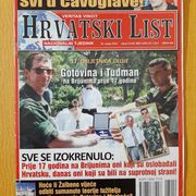 Hrvatski list - nacionalni politički tjednik, br. 409 Oluja, Thompson
