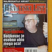 Hrvatski list - nacionalni politički tjednik, br. 372 Petar Banovac