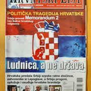 Hrvatski list - nacionalni politički tjednik, br. 366