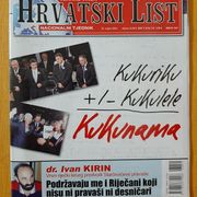 Hrvatski list - nacionalni politički tjednik, br. 365 - dr. Ivan Kirin