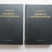 A. Schoklitsh: HANDBUCH DES WASSERBAUES  (I + II) / 1072 str. sa 2072 slike