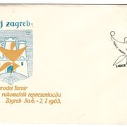 ZAGREB 1963. RUKOMET SPORT HRVATSKA JUGOSLAVIJA ŽENSKI TROFEJ ŽENE