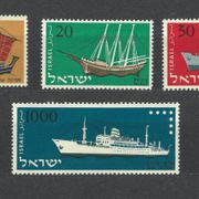 Izrael - 1958 - brodovi set