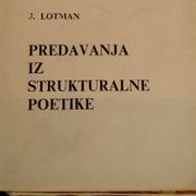 Predavanja iz strukturalne poetike - J. Lotman