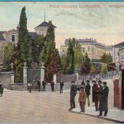 Pola (Pula) Crocevia Campomarzo - Medolino (Medulin) * Putovala 1913. god.
