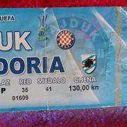 Hajduk-Sampdoria ulaznica