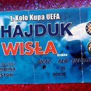 Hajduk-Wisla ulaznica,2001 g.