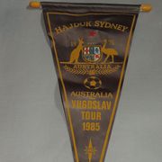 Hajduk Sydney zastavica  Australia Yugoslav tour 1985