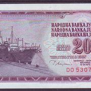 Novčanica Jugoslavija - 20  Dinara 1978