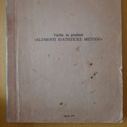Elementi statističke metode - Vježbe za predmet - izdanje 1970