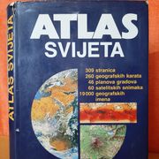 Atlas svijeta - 309 stranica, izdanje Mladinska knjiga