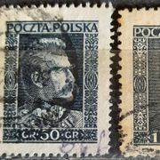 JOZEF PILSUDSKI-MARŠAL-50 GR-MOSCICKI-1 ZL-SERIJA-POLJSKA-1928