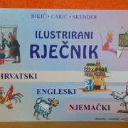Ilustrirani rječnik za djecu - engleski, hrvatski, njemački