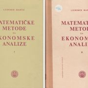 Matematičke metode za ekonomske analize I i II - DR. Ljubomir Martić