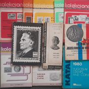 Lot od 11 Različitih starih časopisa za filateliju i numizmantiku