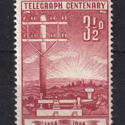 AUSTRALIJA 1954 - Mi.br. 245, telegrafske žice, čista marka