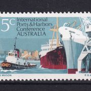 AUSTRALIJA 1969 - Mi.br. 416, brodovi u luci, čista marka