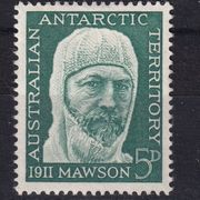 Australski antarktički teritorij 1961 - Mi.br. 7, Douglas Mawson, čista mar