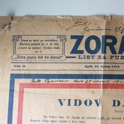 Novine ZORA 1919., Split