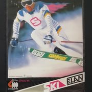 Plakat - skijanje, Crans Montana 87, Ingemar Stenmark - Elan