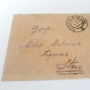Pismo Zaton kod Šibenika - Ston, trgovac Milović, 1921.!
