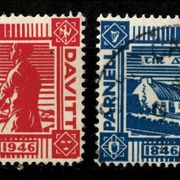 1946, IRSKA zigosano, Michel br. 98/99, 2 kn