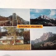Razglednica Srednji Velebit, žigovi, planinarstvo!