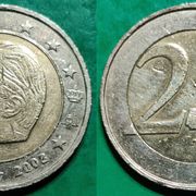 Belgium 2 euro, 2000 2002 2003 ***/