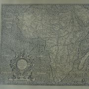 Stara Karta Africa - Crno bijela