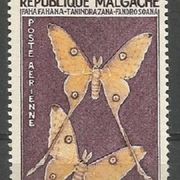 Madagaskar,Fauna-Leptiri 1960.,iz seta,čisto