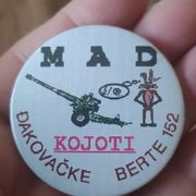 HRVATSKA VOJSKA  Mješoviti  artiljerijski divizion (MAD)  KOJOTI  - Đakovo