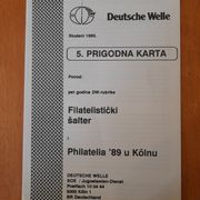 5.PRIGODNA KARTA - POVOD PET GODINA DW-RUBRIKE - 1989.