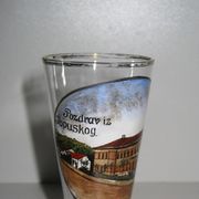 TOPUSKO - stara ručno oslikana čaša