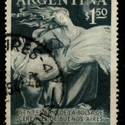1954, ARGENTINA, zigosano, serija, Michel br. 619, 1 kn