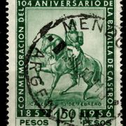 1956, ARGENTINA, zigosano, serija, Michel br. 636, 1 kn