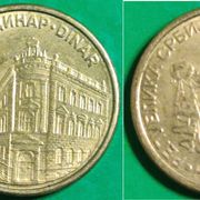 Serbia 1 dinar, 2005 2008 ****