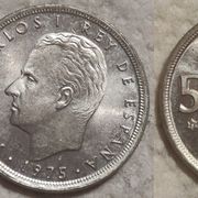 Spain 5 pesetas, 1975 79 u zvijezdi ***