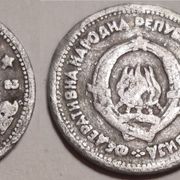 Yugoslavia LOT 1 dinar 1953 + 1 dinar 1965 + 1 DINAR 1990 ***