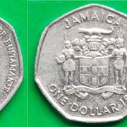 Jamaica 1 dollar 1995 1996 2008 2012 2017 ***/