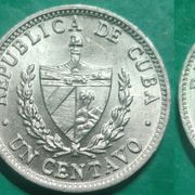 Cuba 1 centavo, 1970 1972 2015 ***/