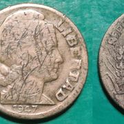 Argentina 10 centavos 1947 1950 ****/