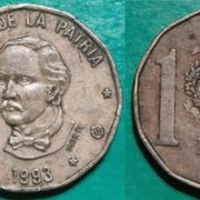 Dominican Republic 1 peso 1993 1997  ***/+