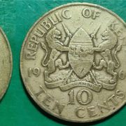 Kenya 10 cents 1966 1967 ***/