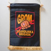 GROMOVI - 2.GARDIJSKA BRIGADA - velika zastavica
