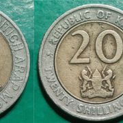 Kenya 20 shillings, 1998 ***/